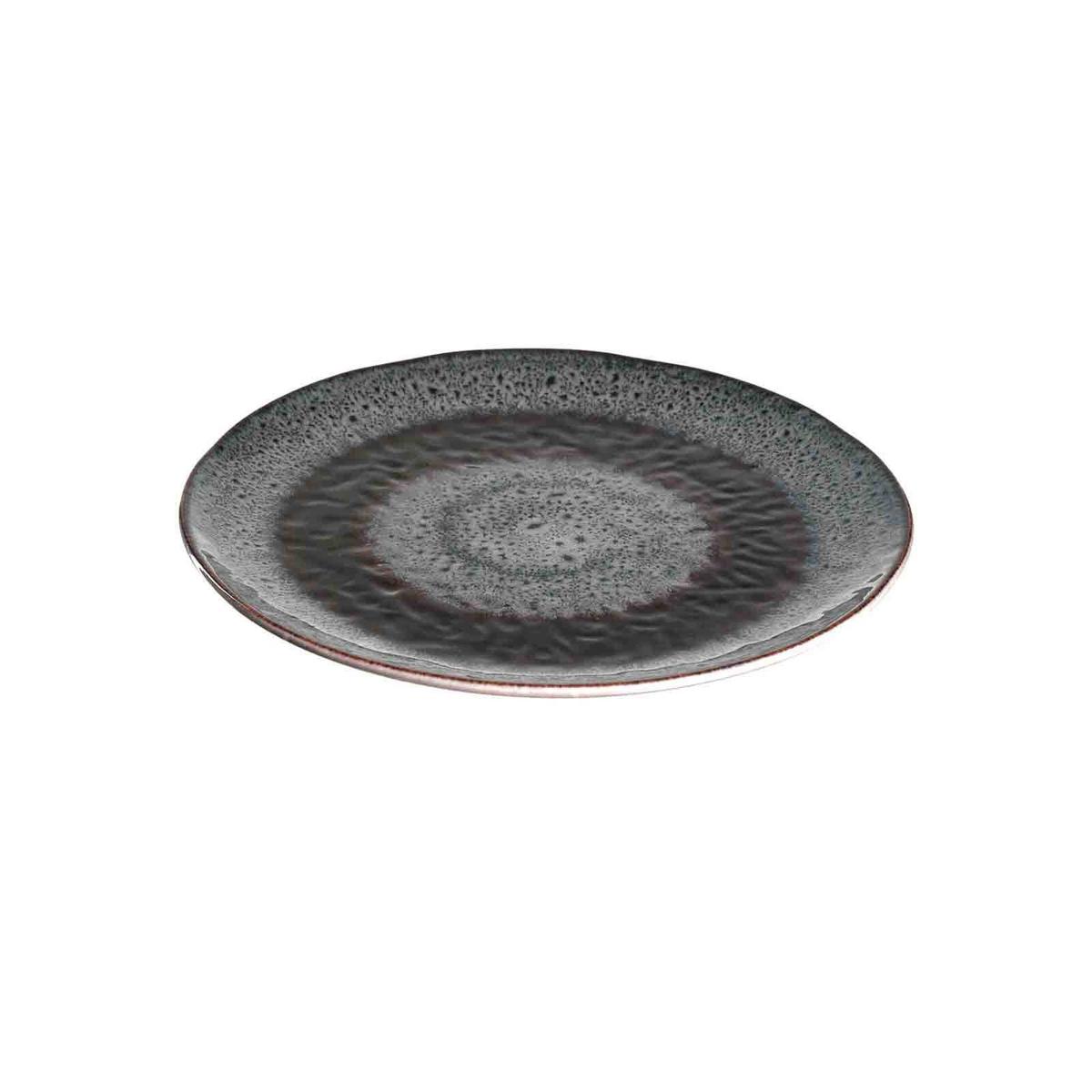 TAFELSERVICE Matera Anthrazit 18-tlg. - Grau, Keramik (2/2/2cm) - Leonardo Living