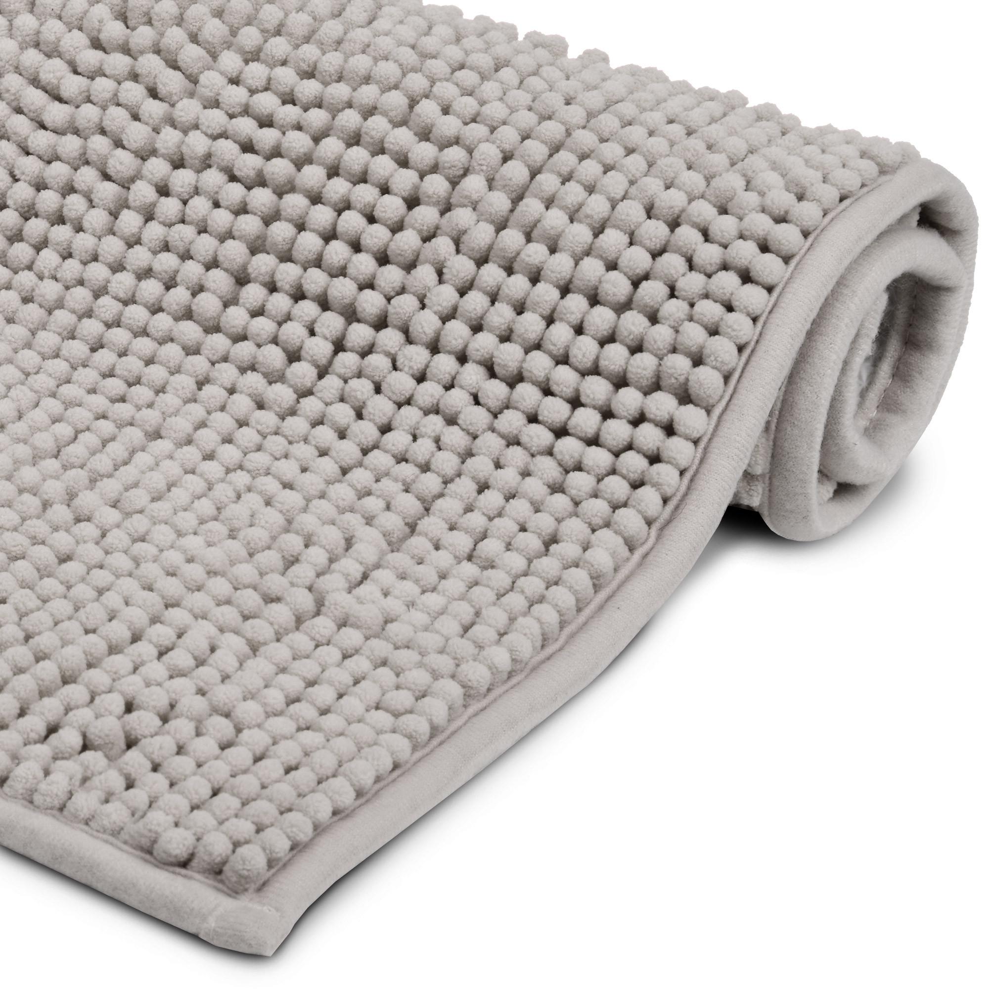 VORLEGER MATTE BeauMare WR 50/50 cm Hellgrau - Hellgrau, Textil (50/50cm) - Beautissu 