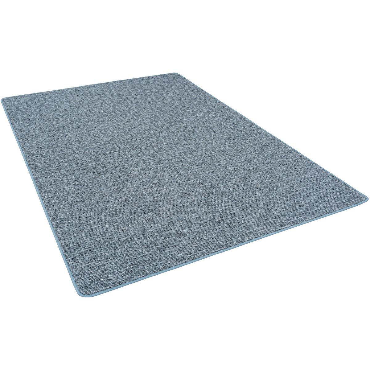 SCHLINGEN DESIGNER TEPPICH NIVA - Blau, Textil (80/200cm) - Snapstyle