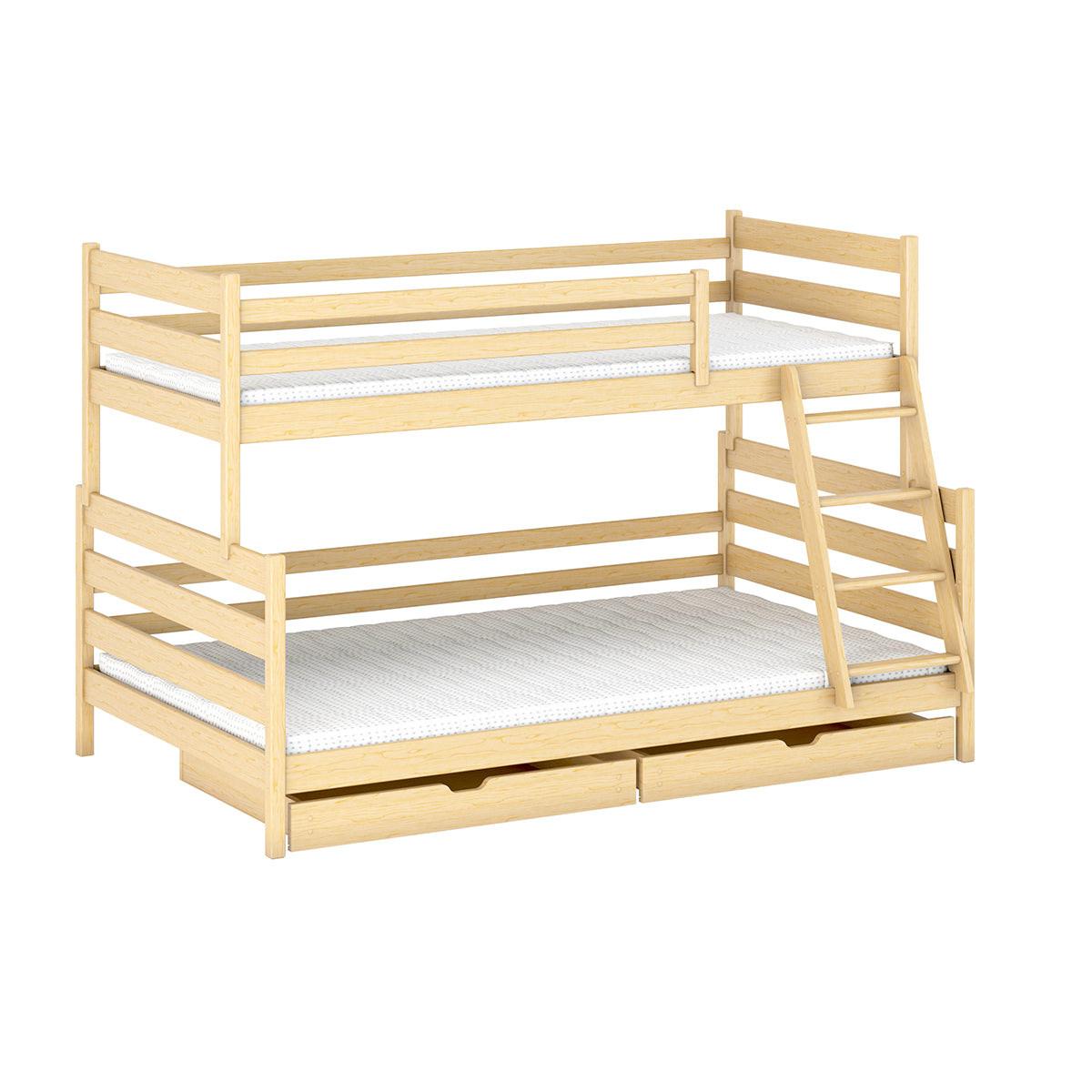 ETAGENBETT 120/200 Leo Holz - Braun, Holz (120/200cm) - Petits-meubles