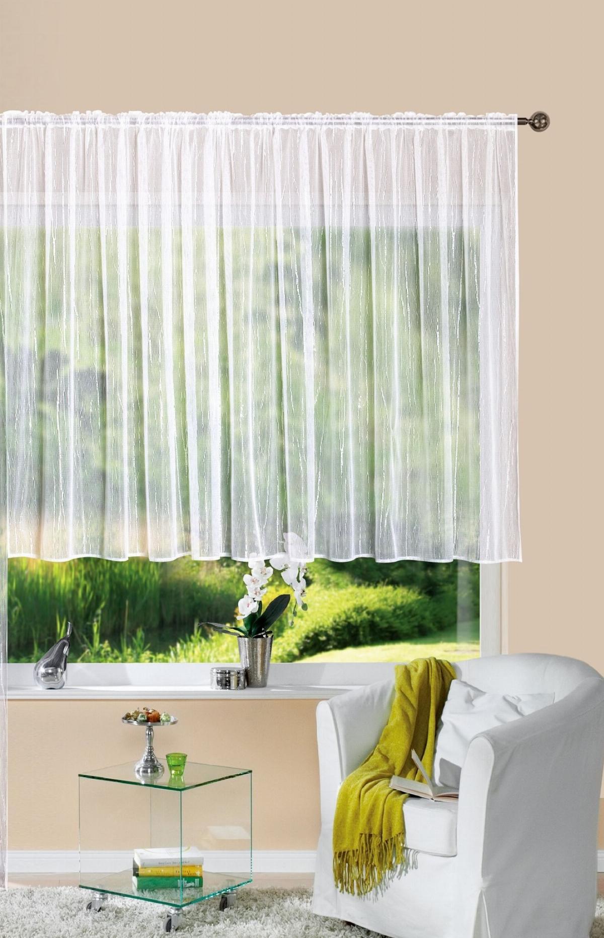 VORHANG »Isabella« HxB 175x300 cm Weiß - Weiß, Textil (300/175cm) - Gardinenbox