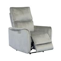 RELAXSESSEL ZYGGI, elektrischer Polstersessel - Grau, Textil (76/105/93cm) - Lookway