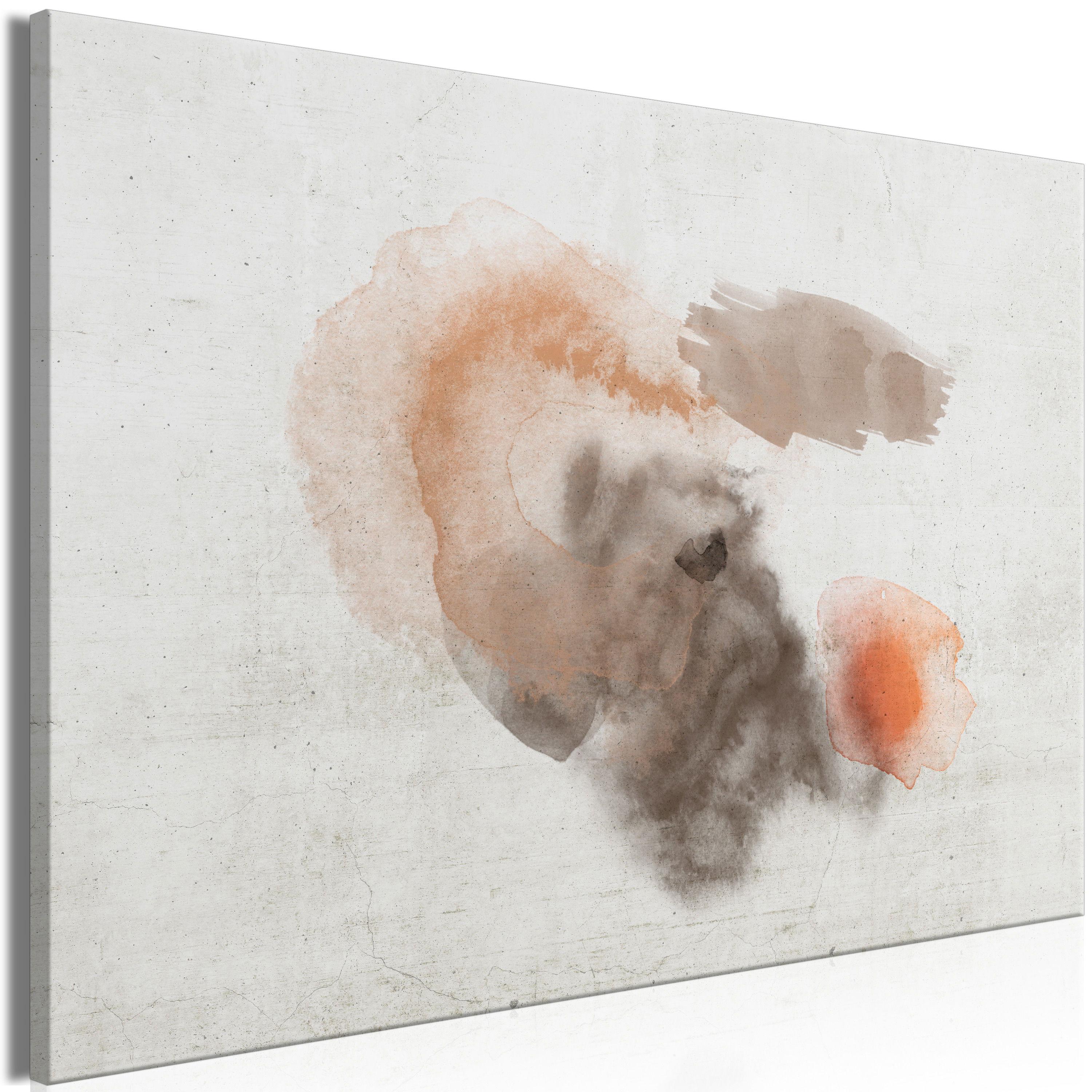 KUNSTDRUCK Grau 60/40 cm - Braun/Grau, Textil (60/40cm) - KUNSTLOFT