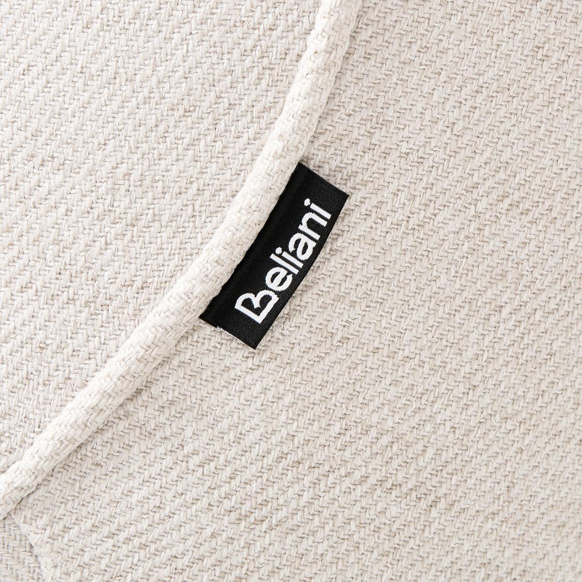 SESSEL Stoff Cremeweiß Lindal - Weiß, Textil (85/85/83cm) - Beliani
