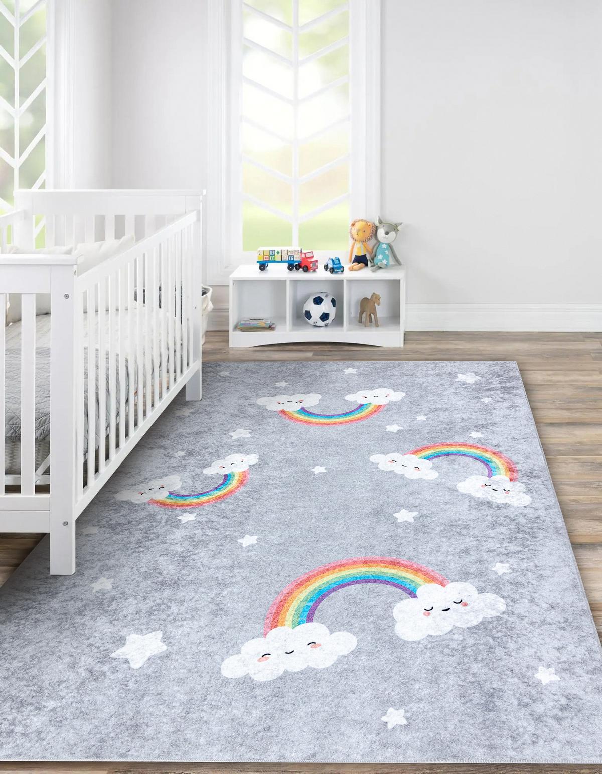 TEPPICH Junior 160/220 cm - Grau, Textil (160/220cm) - rugsX