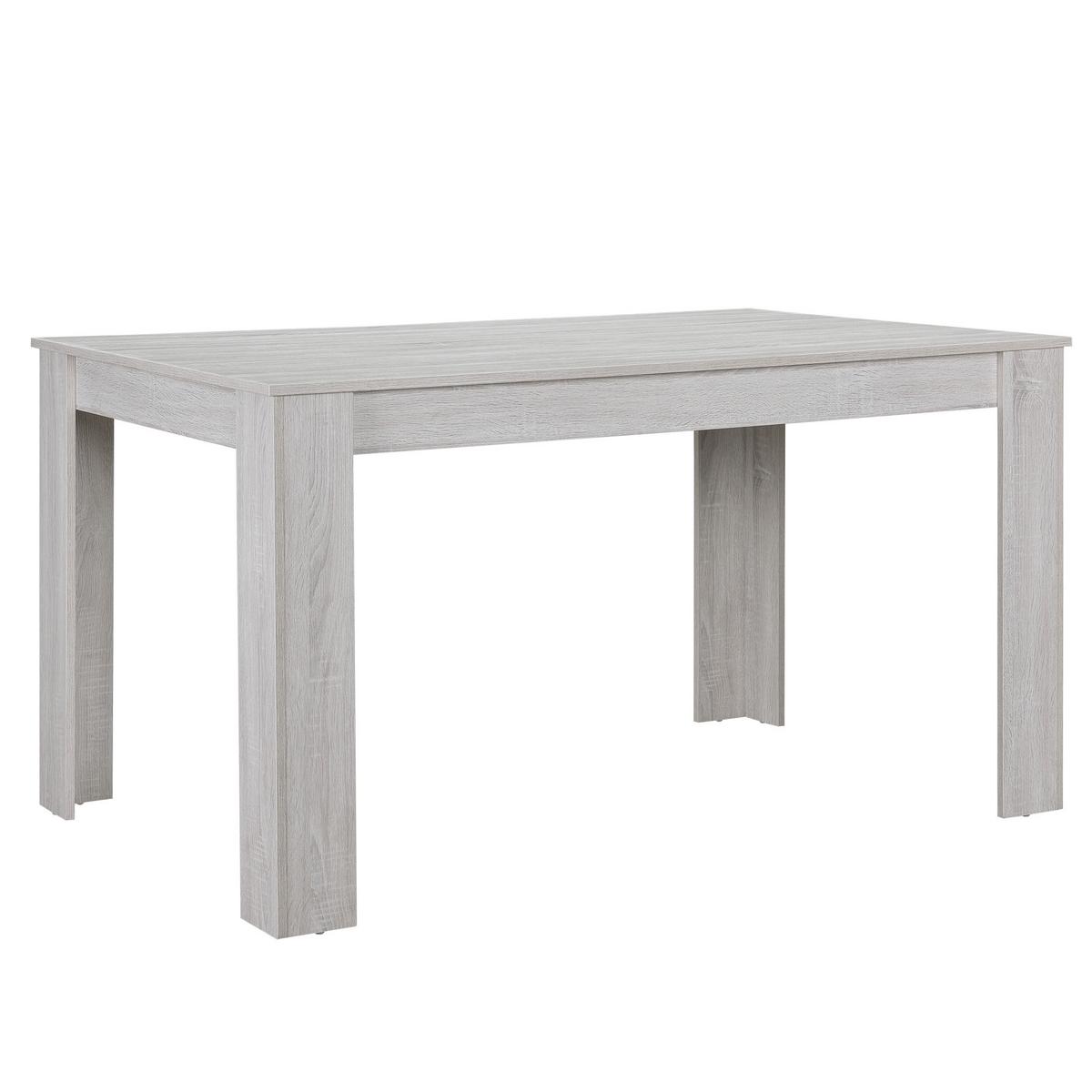ESSTISCH Nora - Naturfarben, Holzwerkstoff (90/140/77cm) - [en.casa]