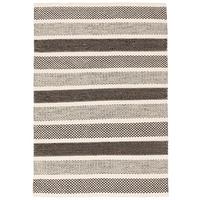 NATUR TEPPICH WOLLE RANA STREIFEN - Creme/Braun, Textil (120/180cm) - Pergamon