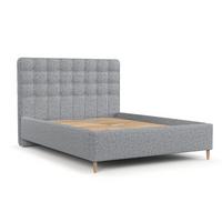 POLSTERBETT Paloma 140/200 cm Grau im Riva Stoff - Naturfarben/Grau, Holz/Holzwerkstoff (140/200cm) - AltaBeds