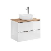WASCHTISCH 80.4cm April Weiß - Weiß, Holzwerkstoff (80.4/59/46cm) - Petits-meubles