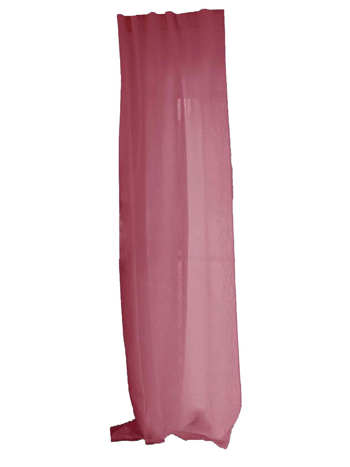SCHLAUFENVORHANG reines Leinen mit verdeckten Schlaufen rose-de provence 135/245 cm - Altrosa, Naturmaterialien (135/255cm) - beties Heimtextil