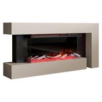 KOMMODE Haga mit Kamin - Kaschmir, Holzwerkstoff (120/56/24cm) - MIRJAN24