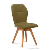 ESSZIMMERSTUHL drehbar (8er-Set) Draga 51x92x60 Eiche geölt/Olivgrün - Eichefarben/Olivgrün, Kunststoff (60/92/51cm) - 58aufmkessel