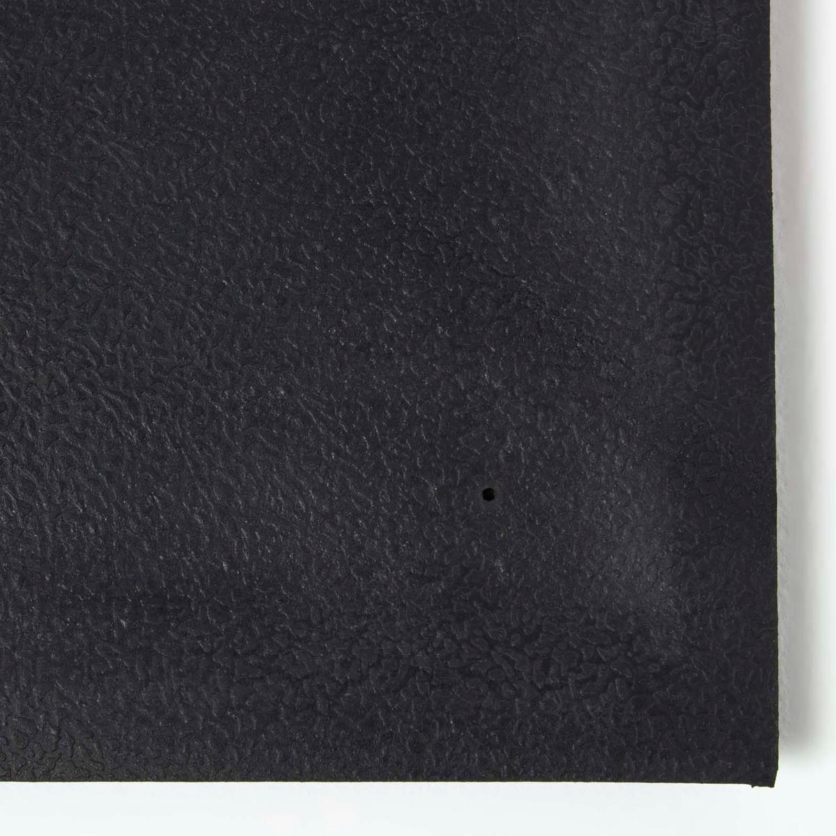 FUSSMATTEN-UNTERLAGE – Gummi, 50/81 cm - Schwarz, Naturmaterialien (50/81cm) - Homescapes