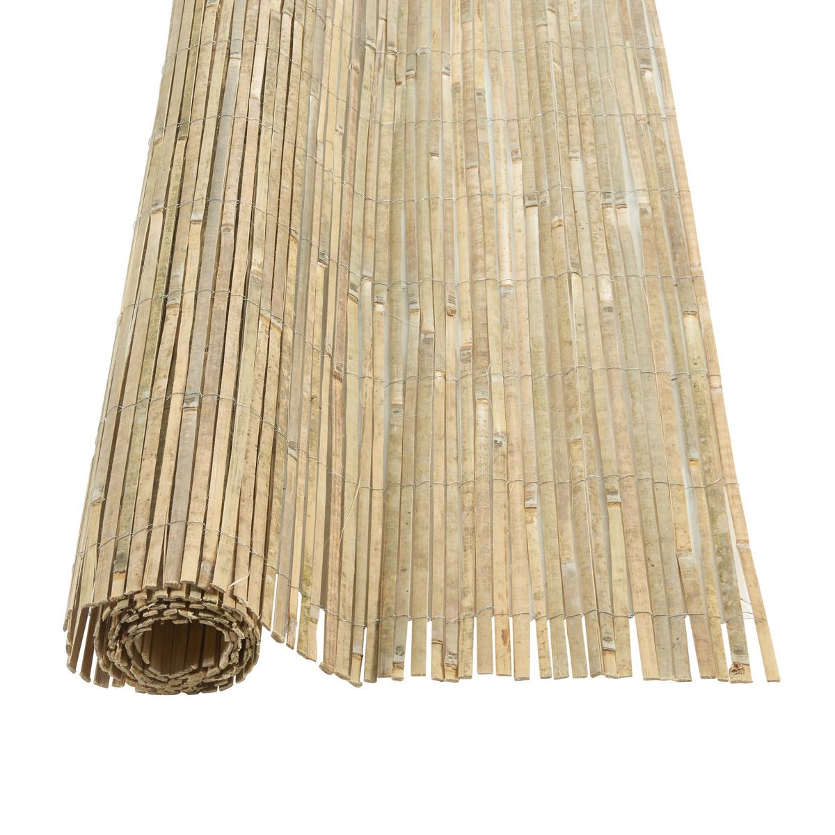BAMBUSZAUN Baarle - Naturfarben, Naturmaterialien (500/100cm) - casa.pro