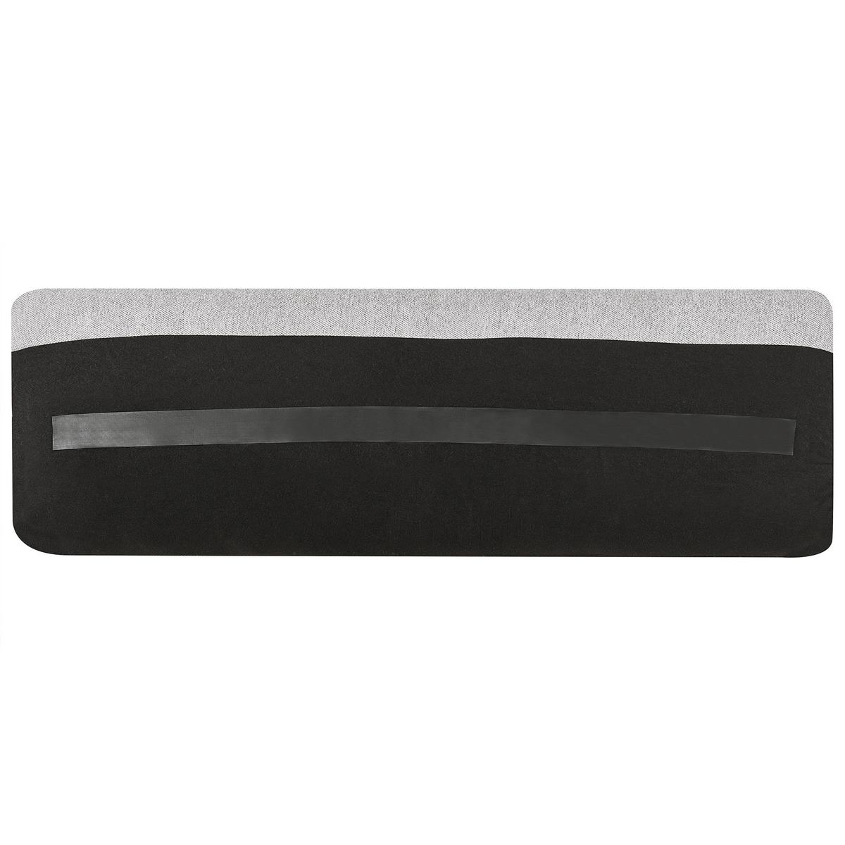 ECKSOFA 4-Sitzer Stoff Grau linksseitig Veng - Hellbraun/Grau, Textil (310/155cm) - Beliani