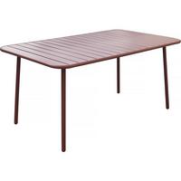 GARTENTISCH bilbao Terrakotta - Rot, Metall (150/90/71cm) - Habitat Garten