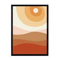 POSTER Design - Abstrakte Landschaften A3 Rahmenlos - Klar, Papier (29.7/5/42cm) - Nacnic