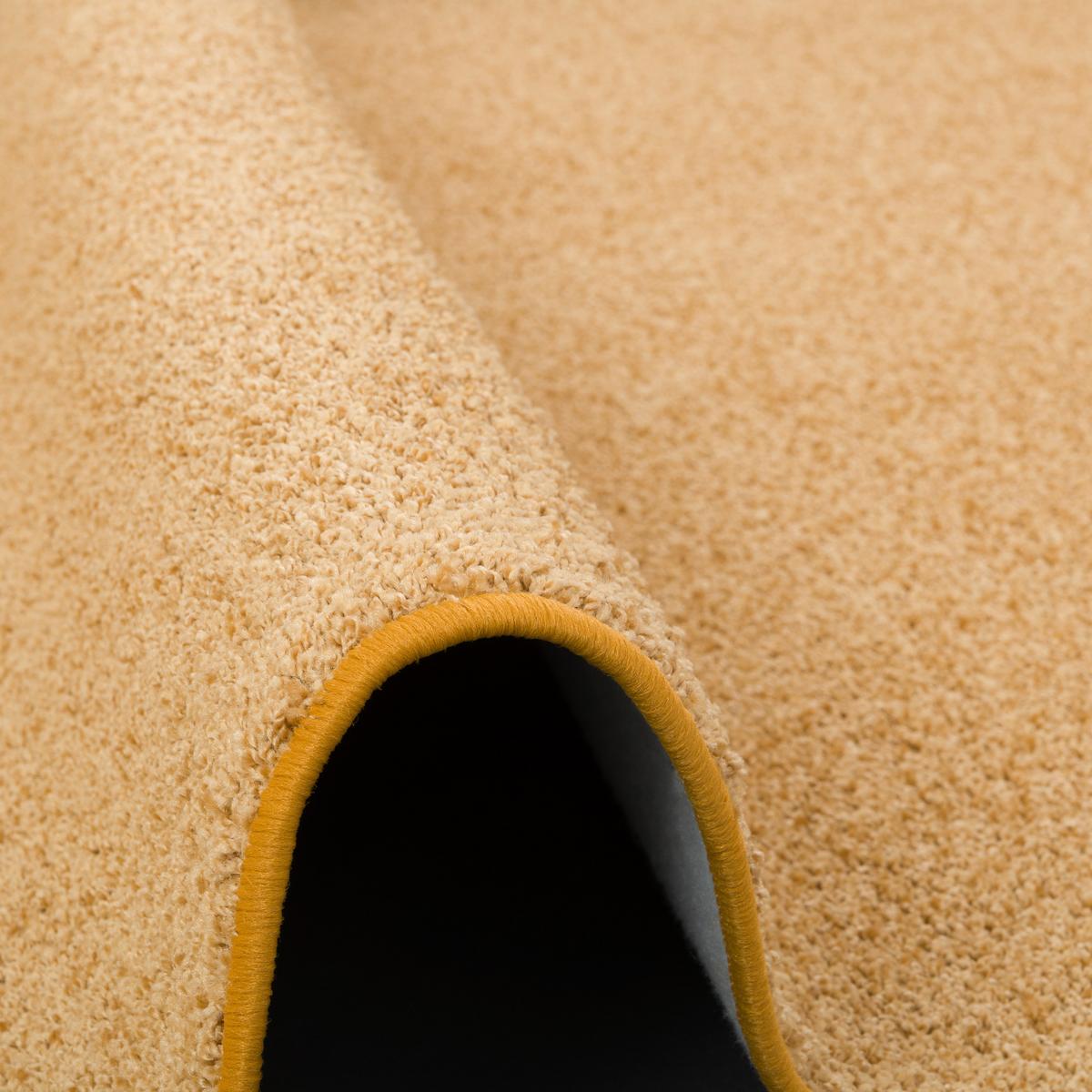 HOCHFLOR LANGFLOR TEPPICH COTTAGE - Currygelb, Textil (200/200cm) - Snapstyle