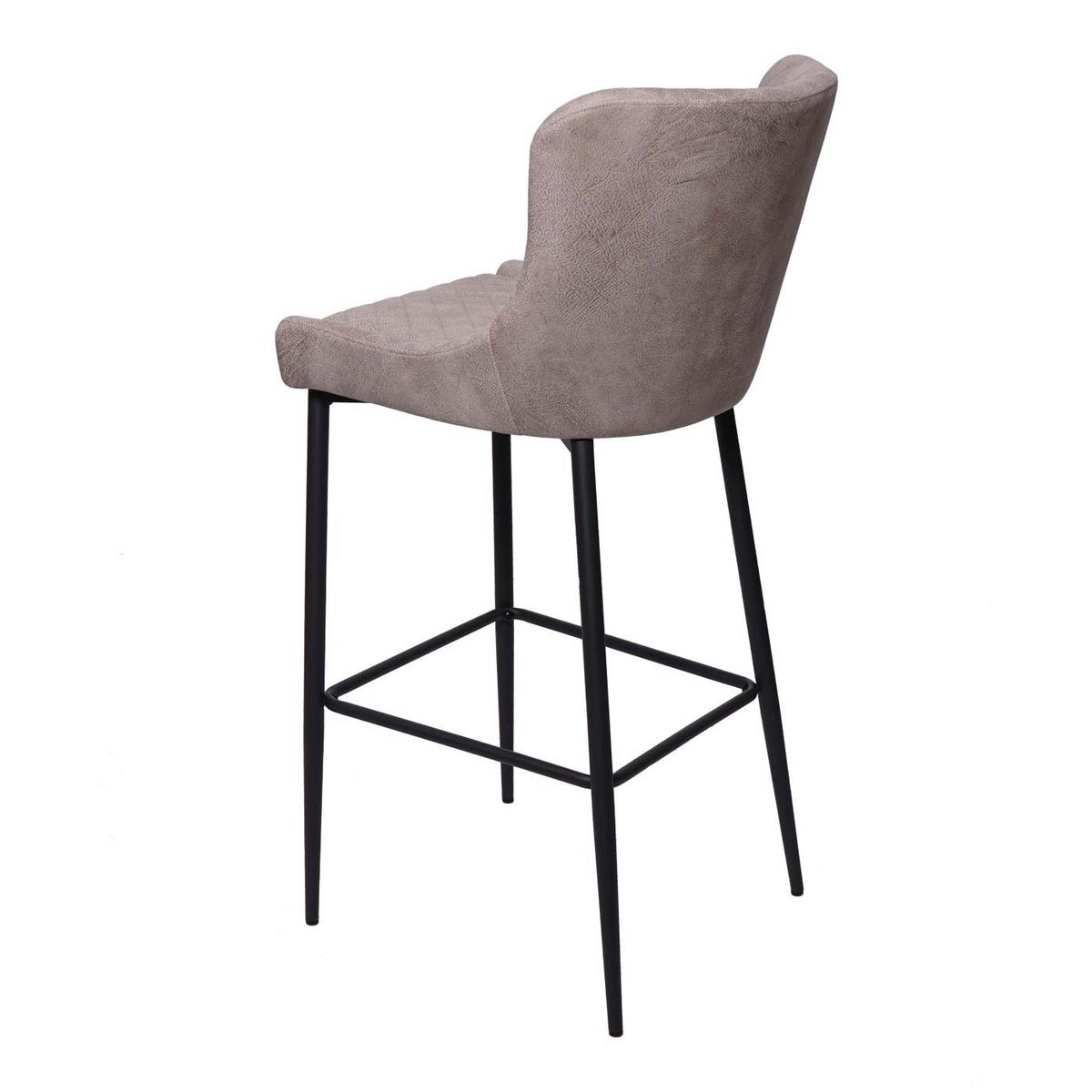 BARHOCKER Grau - Grau, Metall (47/105/47cm) - MCW