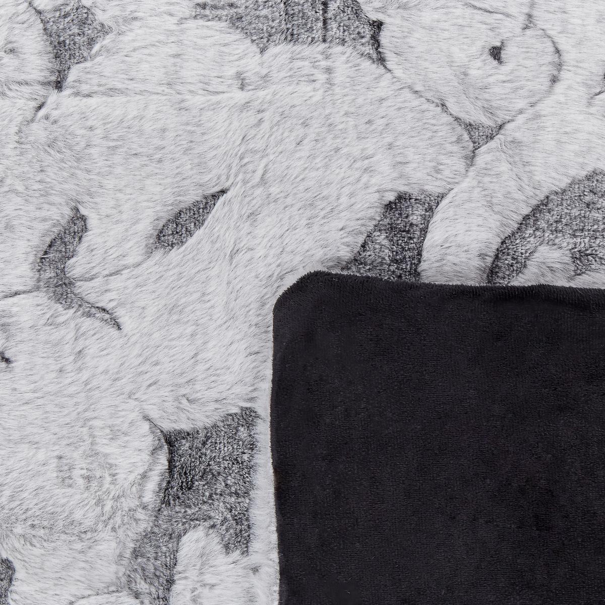 DECKE Hellgrau Kosi 150/200 cm - Hellgrau, Textil (150/200cm) - Beliani