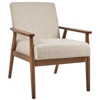 SESSEL Beige Esrum - Beige, Textil (62/79/80cm) - Beliani