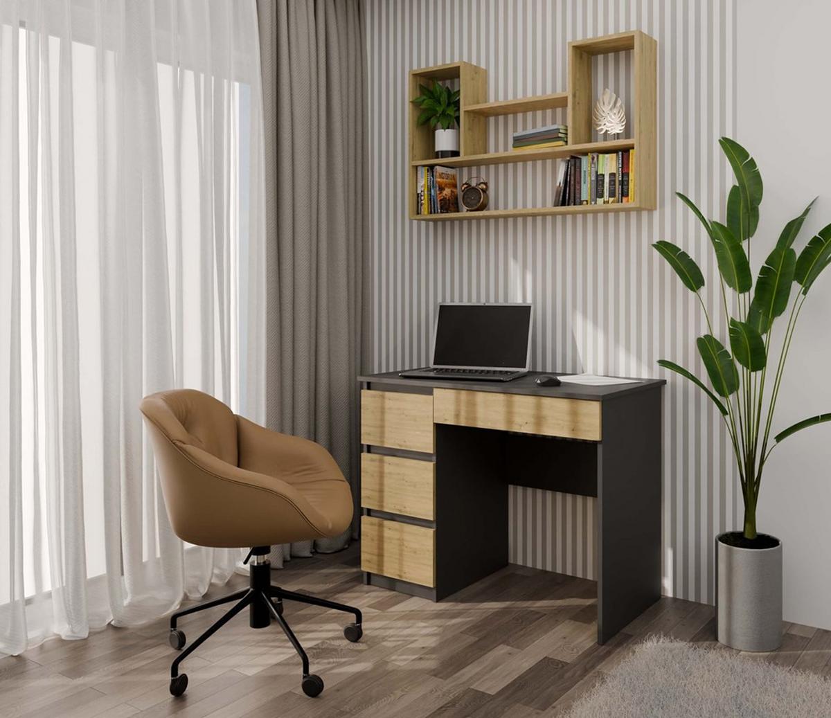 WANDREGAL Artisan 100/60/16 - Eiche Artisan, Holzwerkstoff (100/60/16cm) - RAUMHIRSCH FURNITURE