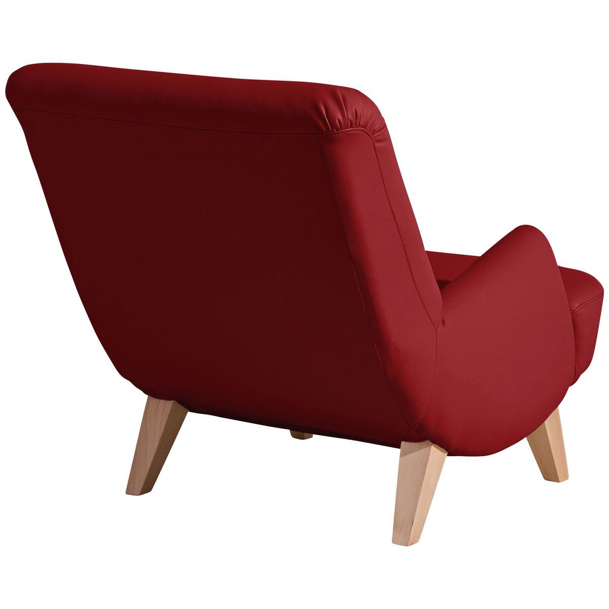 COCKTAILSESSEL Kajsa Kunstleder chilli - Kirschrot, Kunststoff (71/80/101cm) - 58aufmkessel