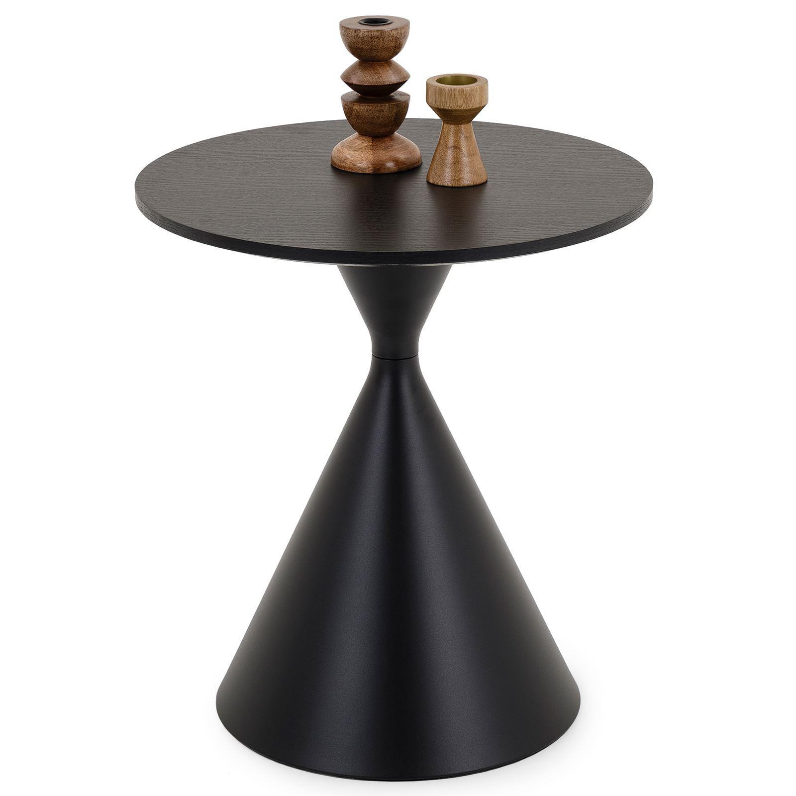 COUCHTISCH ISOMA schwarz - Schwarz, Metall (50/50/55cm) - IDIMEX