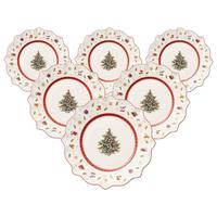 FRÜHSTÜCKSTELLER Toy's Deligth weiß ø 24,5 cm 6er Set - Weiß, Keramik (24.5cm) - Villeroy & Boch