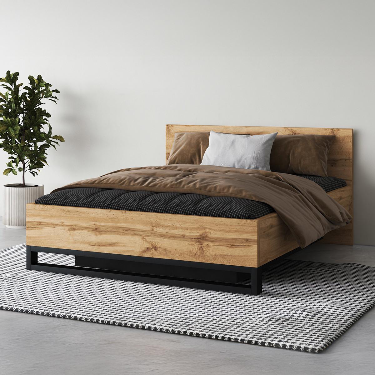 BOXBETT 160/200 Eden Holz - Braun, Holzwerkstoff (160/200cm) - Petits-meubles