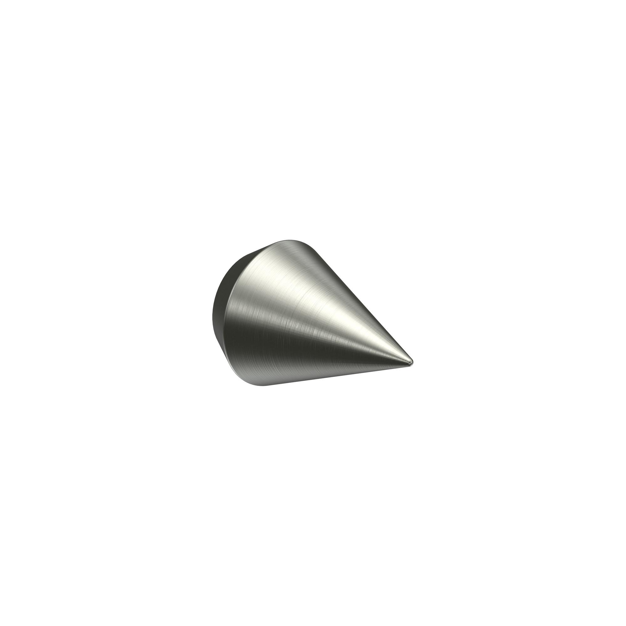 ENDSTÜCKE FÜR GARDINENSTANGEN 16 mm Ø, Castello Edelstahl, Packung 2 Stück - Edelstahlfarben, Metall (3.6/2.9/2.9cm) - INTERDECO