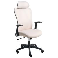 BÜROSTUHL Stoff Beige Zyven - Beige, Textil (60/119/60cm) - Beliani
