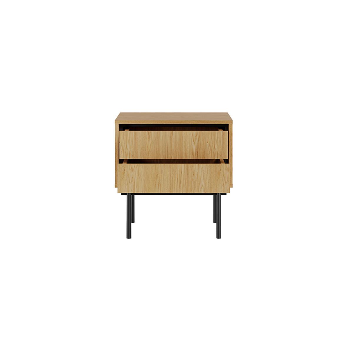 NACHTTISCH Vidia Holz - Braun, Holzwerkstoff (53.2/53.8/38cm) - Petits-meubles