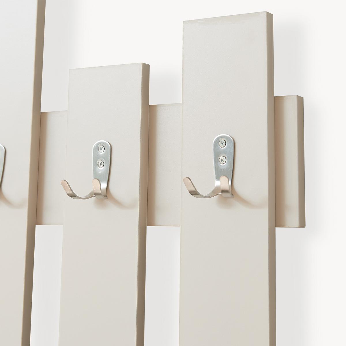 WANDGARDEROBE Raseborg - Beige, Holzwerkstoff (60/80/3cm) - [en.casa]