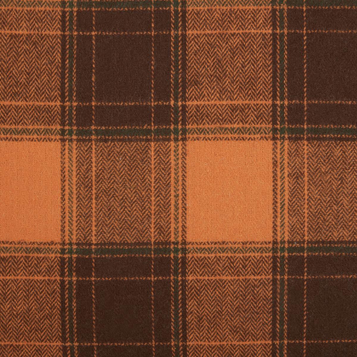 DEKOKISSEN Orange 40/70 cm Barja - Schwarz/Orange, Textil (40/70/12cm) - Beliani