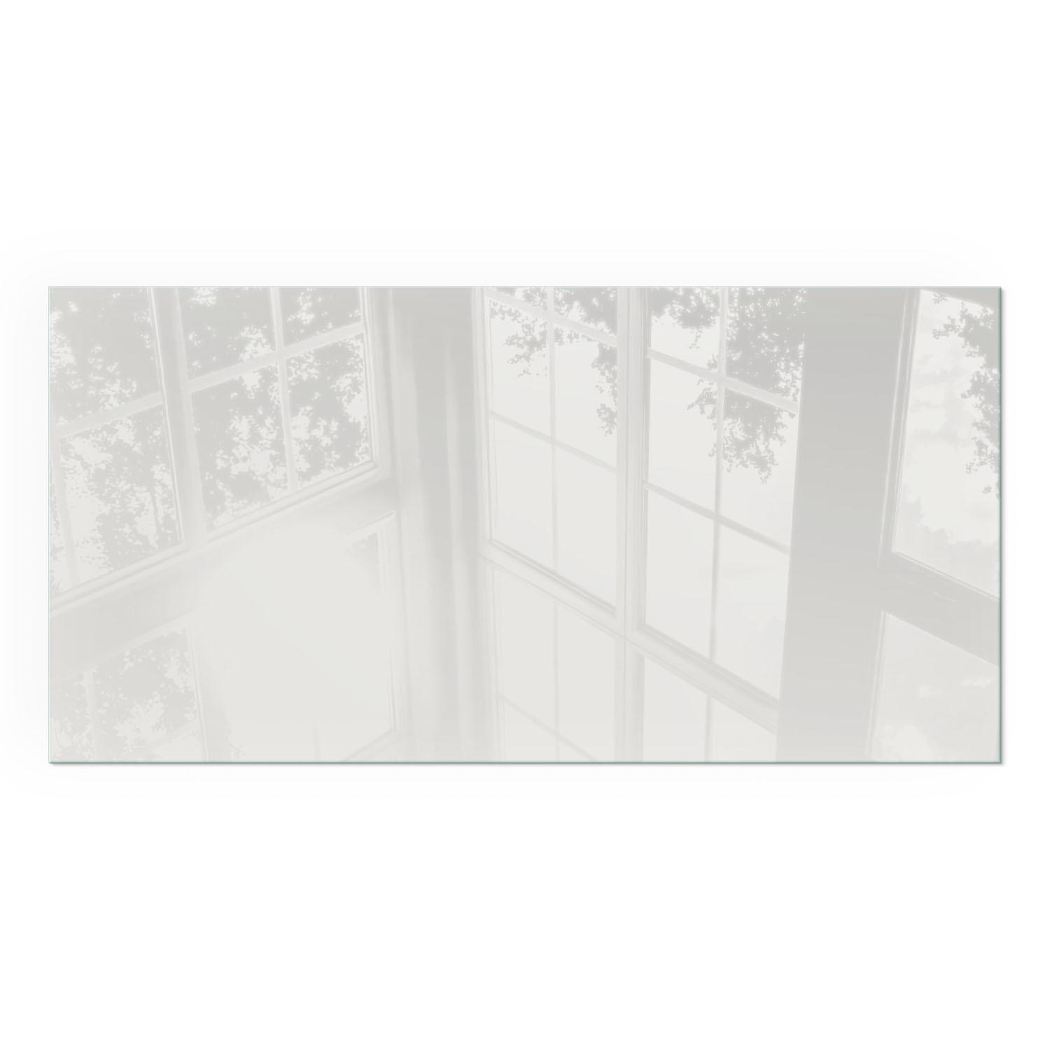GLASPLATTE für Kamin 140x70 cm - Grau, Glas (140/70/0.4cm) - TULUP