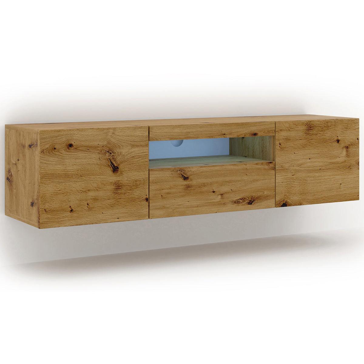 TV-MÖBEL Aurus Holz - Braun, Holzwerkstoff (150/36/37cm) - Petits-meubles