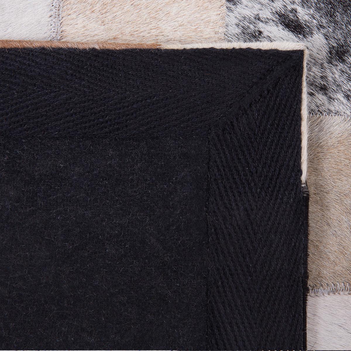 KURZFLOR-TEPPICH Rize 230/160 cm - Multicolor, Fell (160/230cm) - Beliani