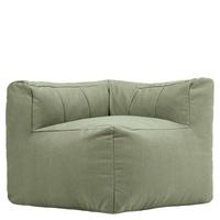 SITZSACK-SOFA Ecksessel - Grün, Textil (100/68/100cm) - icon