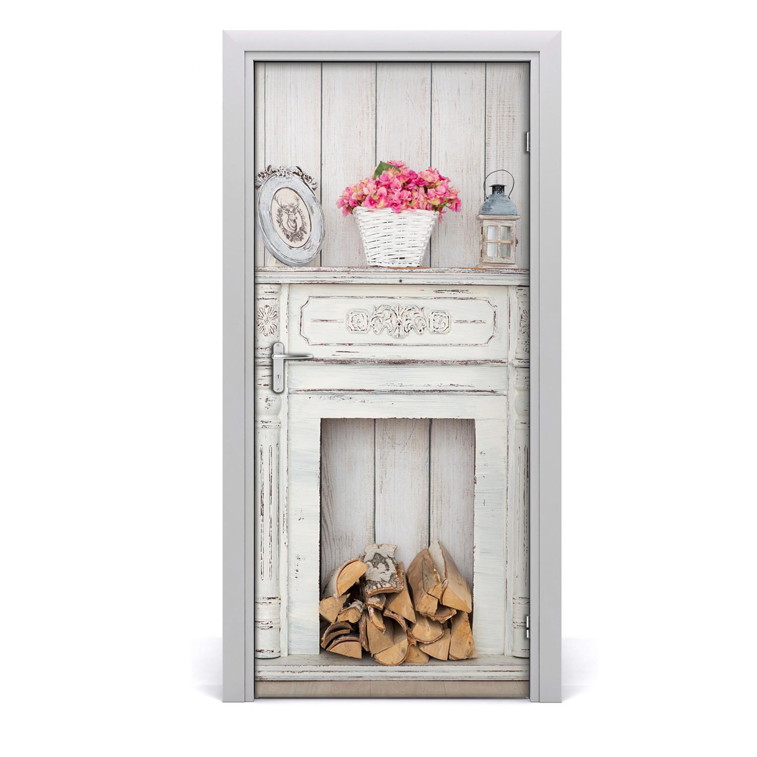 TÜRAUFKLEBER 95x205 cm Dekorativ für Türen - Weiß, Kunststoff (95/205/0.01cm) - TULUP