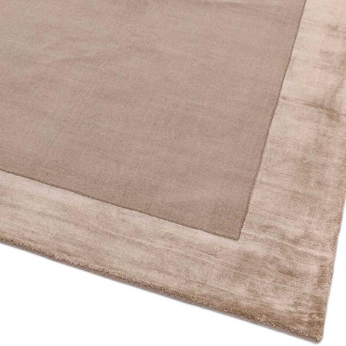 WOLLTEPPICH handgewebt TYNE, mit Bordüre, Beige, 160 x 230 cm - Beige, Textil (230/160cm) - KADIMA DESIGN