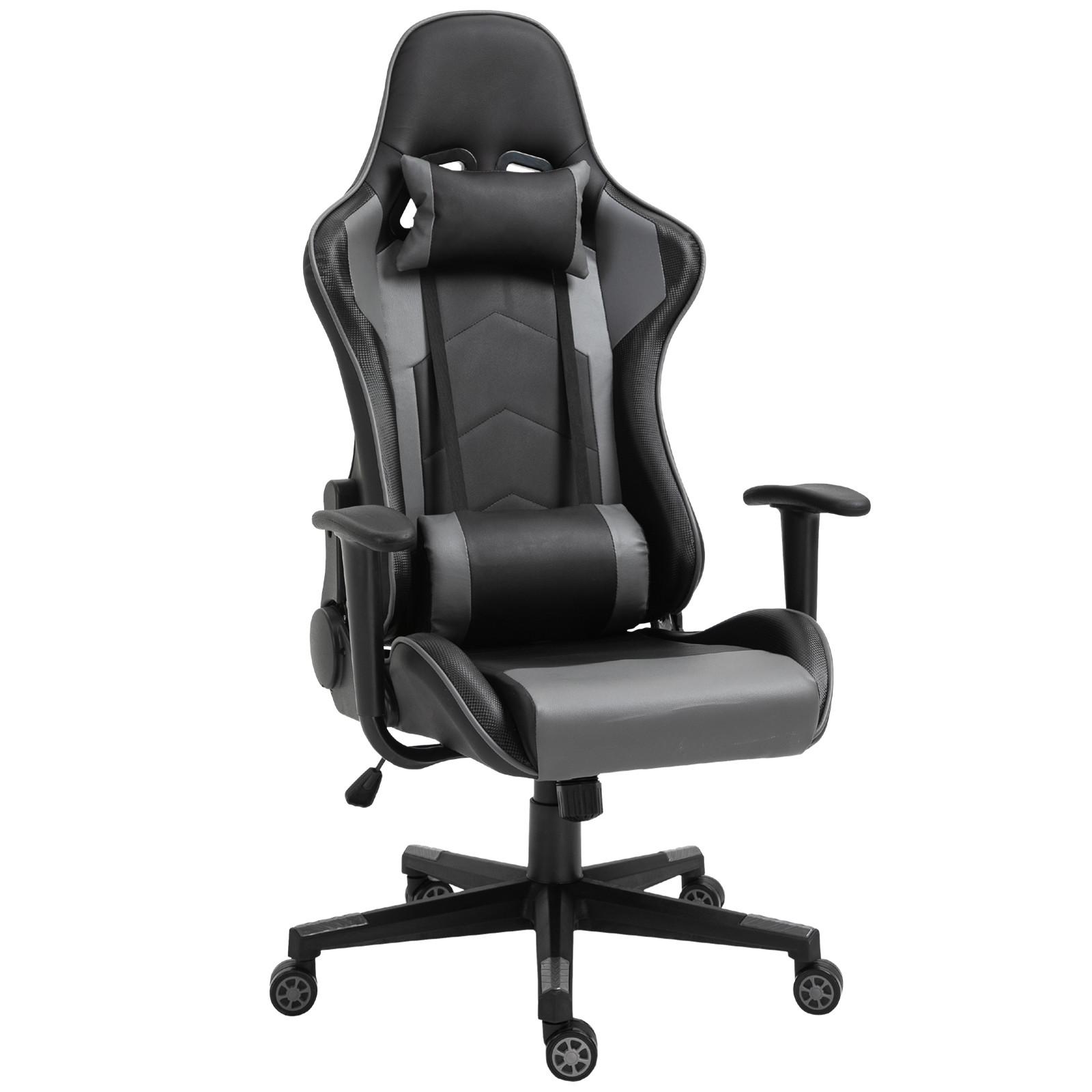 ERGONOMISCHER Bürostuhl, Schwarz - Schwarz, Kunststoff (74/136/67.5cm) - Vinsetto