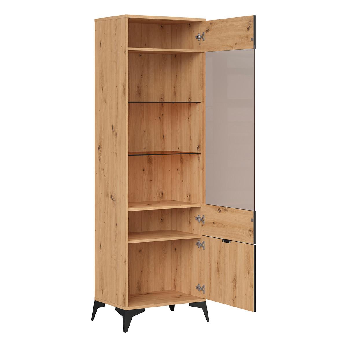 VITRINE Mao Holz - Braun, Holzwerkstoff (60/197/41cm) - Petits-meubles