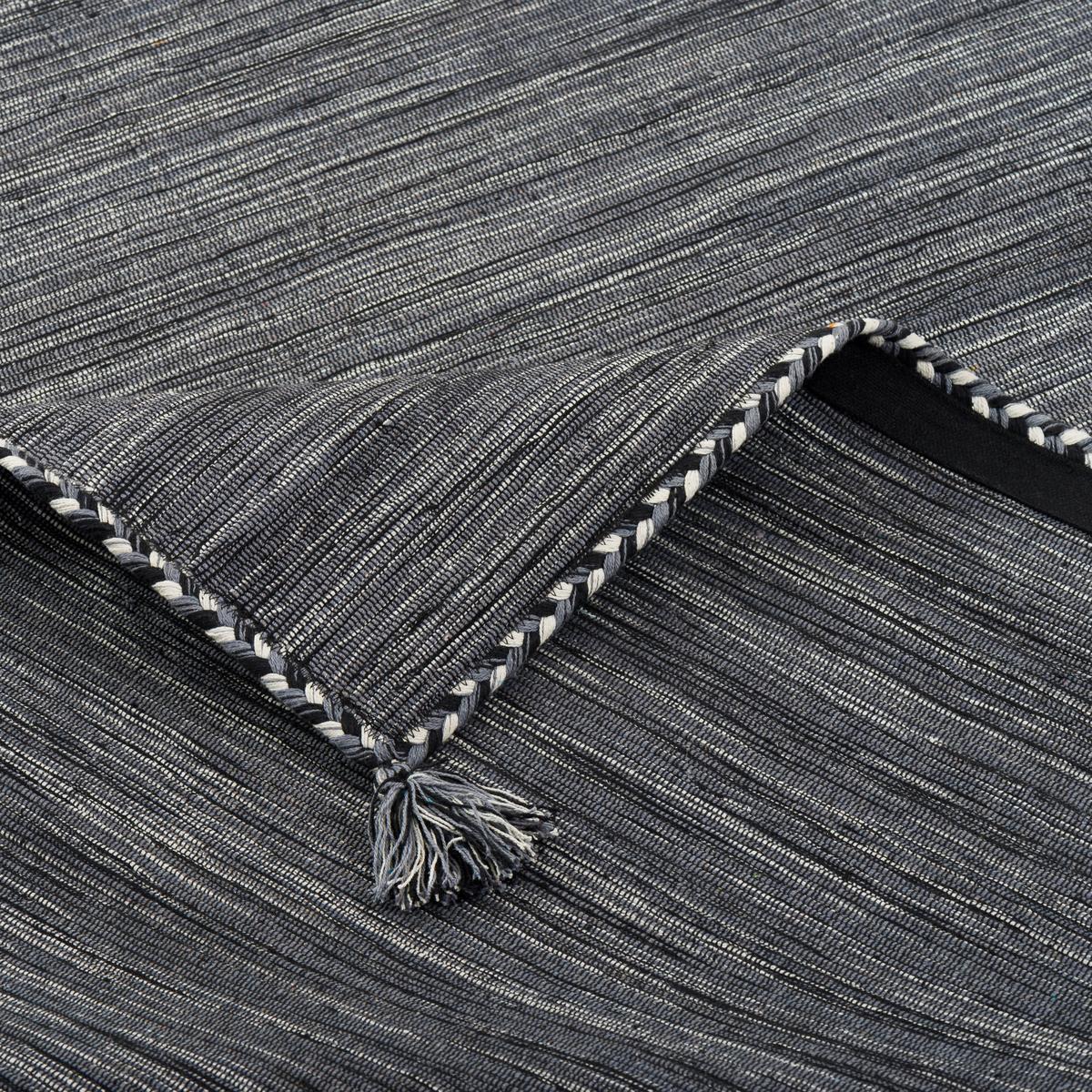 NATUR TEPPICH KELIM PRICO - Anthrazit, Textil (200/300cm) - Pergamon
