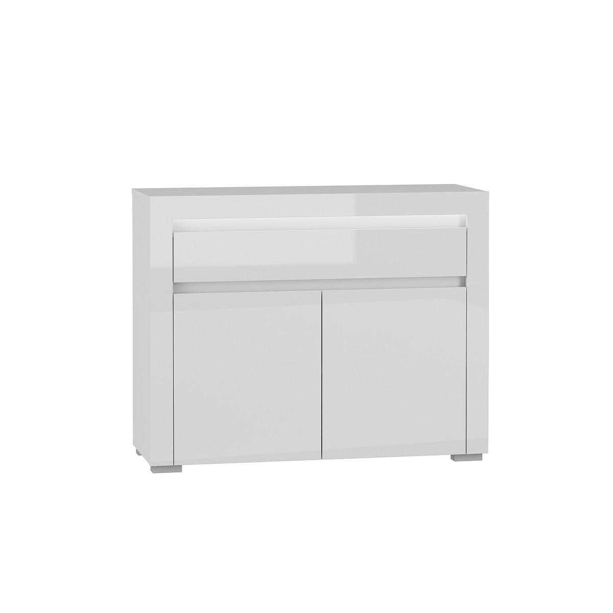 SIDEBOARD Kasla Weiß - Weiß, Holzwerkstoff (106/84/39cm) - Petits-meubles