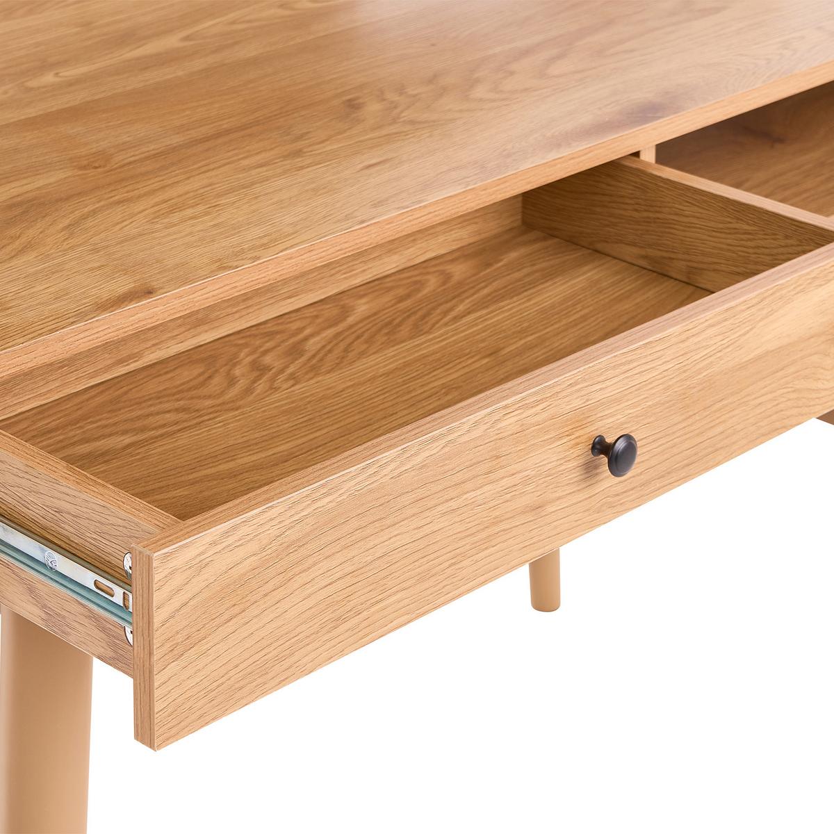 SCHREIBTISCH Hellbraun 120/60 cm Noven - Hellbraun, Holzwerkstoff (60/120/87cm) - Beliani