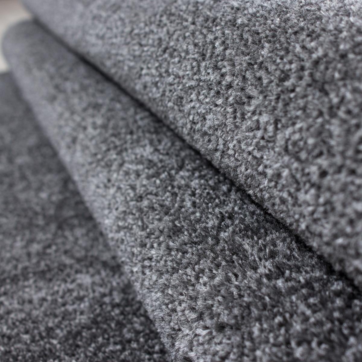 TEPPICH Kurzflor MAIN in Grau, einfarbig, 200 x 290 cm - Grau, Textil (290/200cm) - KADIMA DESIGN