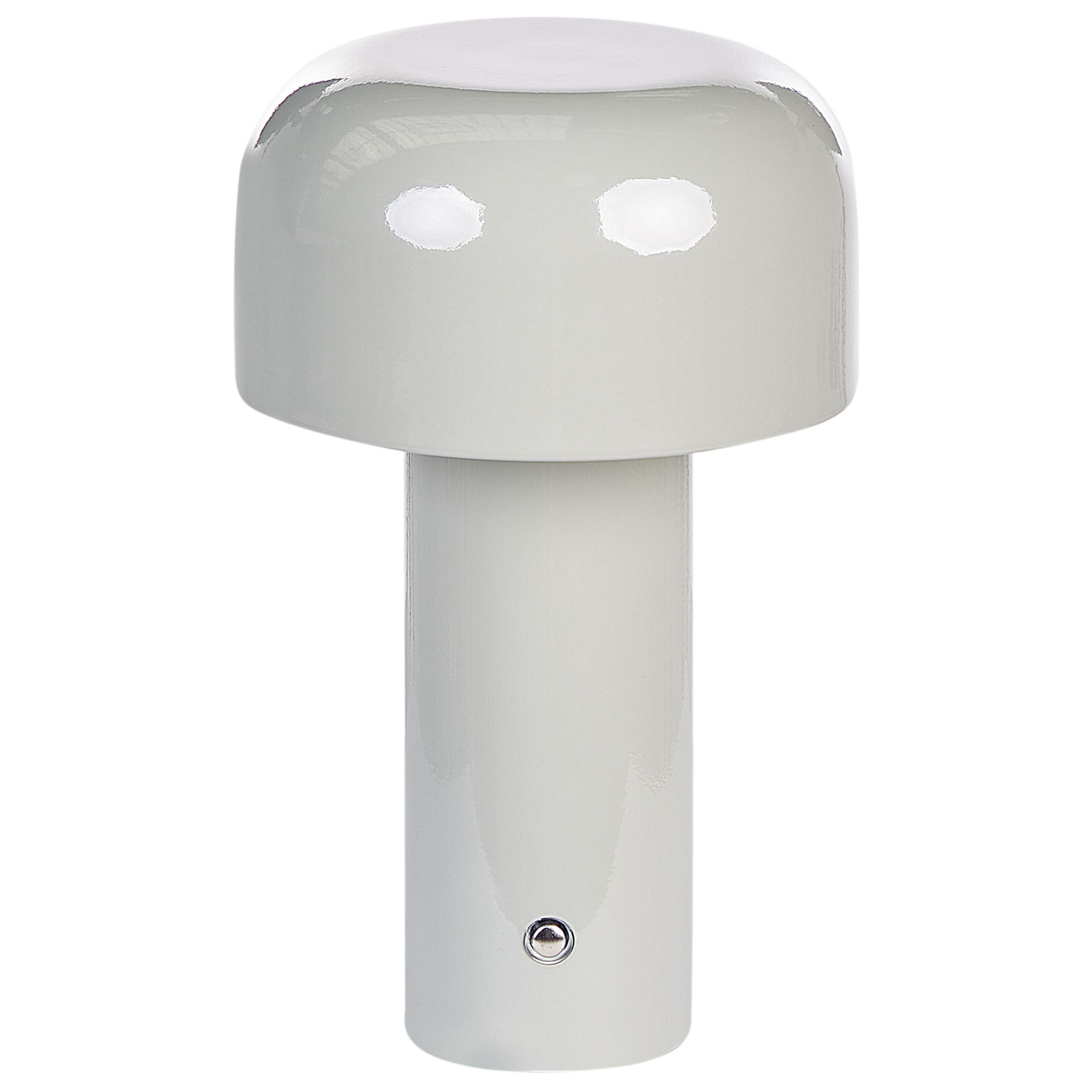 LED-TISCHLEUCHTE Grau Besos - Grau, Metall (12/12/21cm) - Beliani