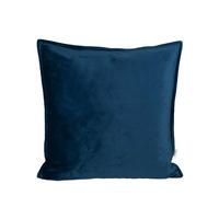 KISSENHÜLLE Samt&Sonders admiral-blau 50/50 cm - Blau/Dunkelblau, Textil (50/50cm) - beties Heimtextil