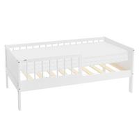 KINDERBETT mit Matratze 70x140 cm Weiß - Weiß, Holz (70/140cm) - ML-DESIGN
